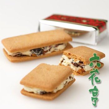 Marusei Butter Sandwich — Raisin Butter Cookies (Hokkaido, Rokkatei)