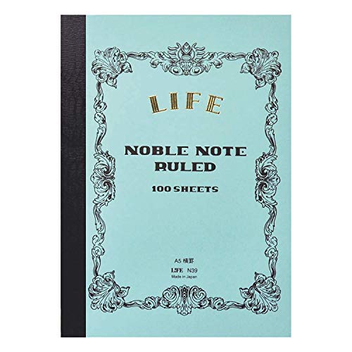 LIFE Noble Note A5 Horizontal Ruled Notebook