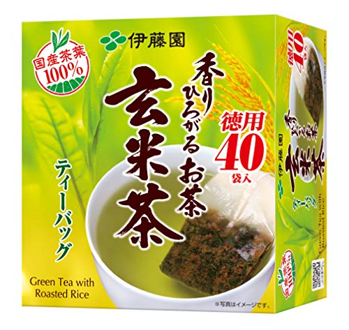 Itoen Genmaicha Brown Rice Green Tea Bags 2.0g x 40