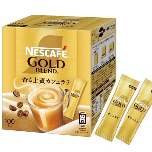 Nescafe Gold Blend Stick Coffee 100P Cafe Latte