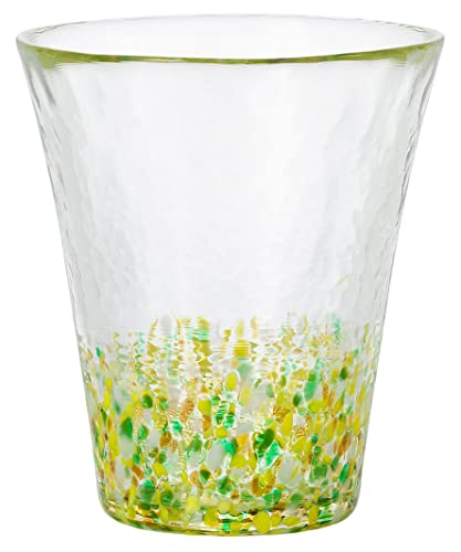 Aderia Tsugaru Vidro Handblown Tumbler Glass - Sunflower Design 300ml
