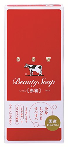 Cow Brand Red Box Soap 100g x 6 Bars – Japan's Iconic Skin Bar