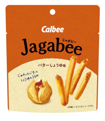 Calbee Jagabee Butter Shoyu Flavor - 38g x 12 Packs